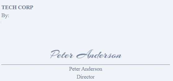 Signature done 