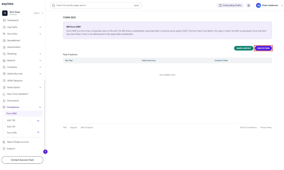 create a form