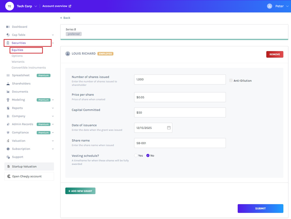 issue preferred shares