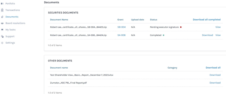 Securities Documents
