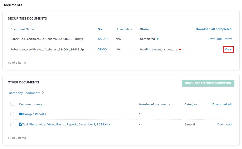 Securities Documents