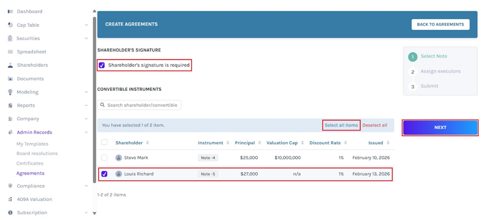 Shareholder’s Signature Required
