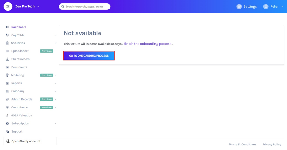 Go To Onboarding Process