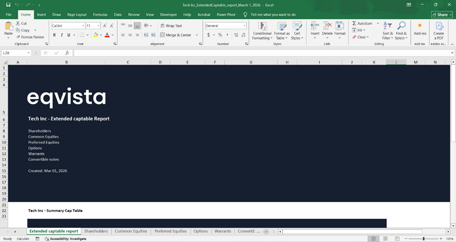 Double-click the Excel sheet