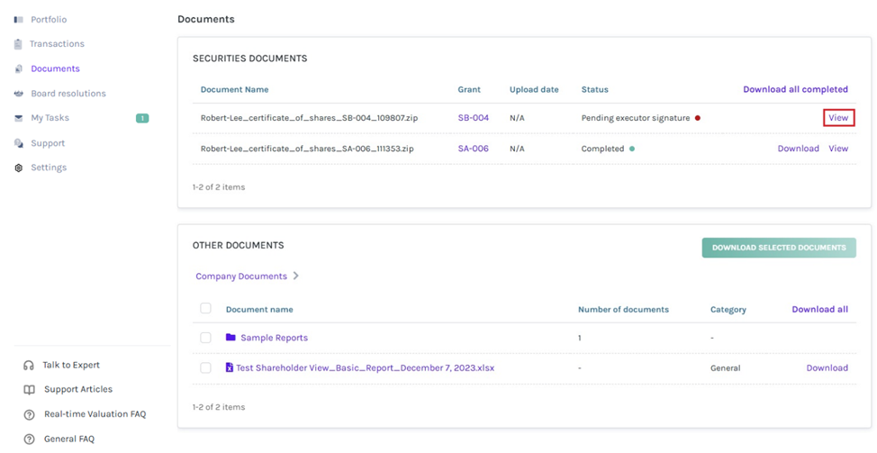 Securities Documents