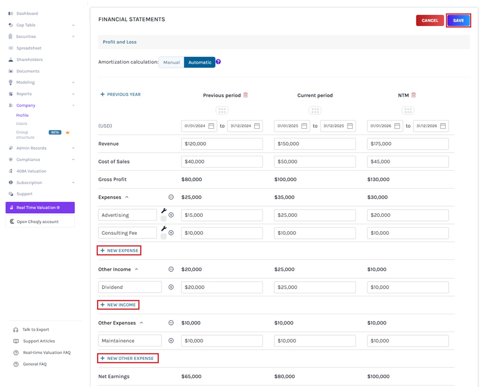  financial statements 