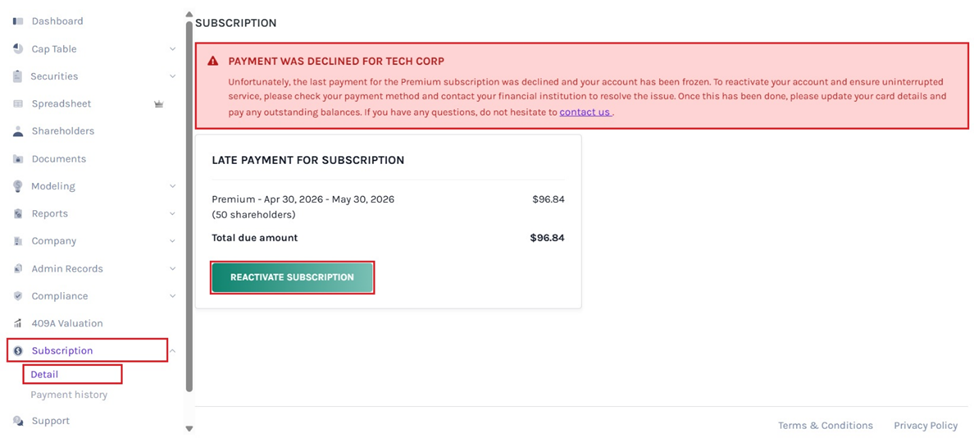 Subscription