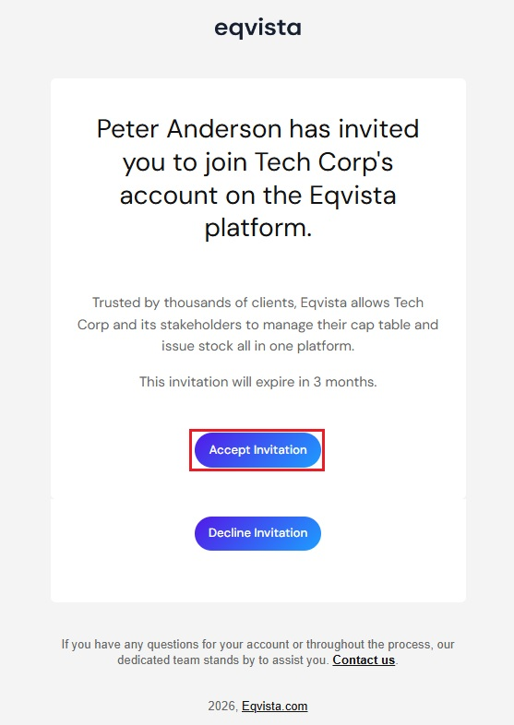 Accept Invitation