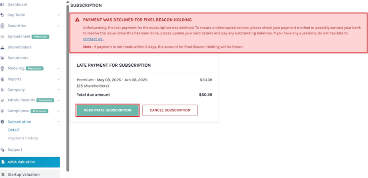 subscription