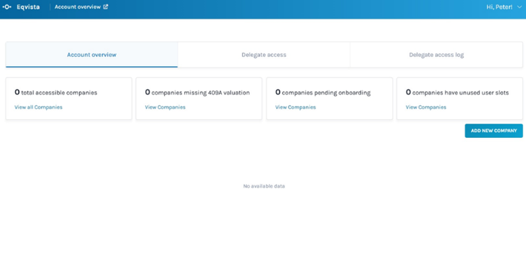 account overview