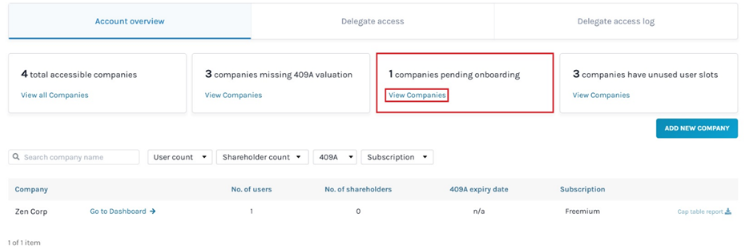 pending onboarding