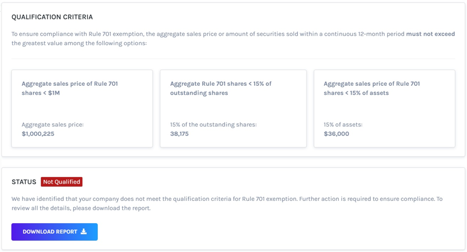 value of all 3 qualification criteria,