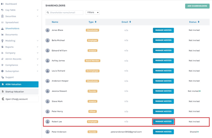 Manage Access