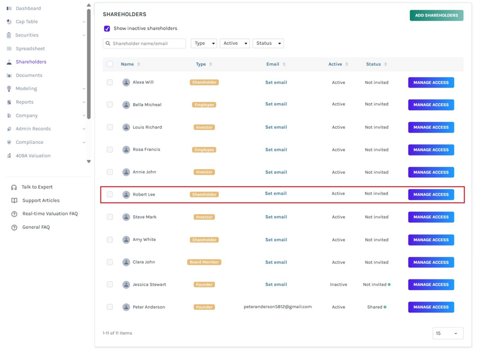 Manage Access