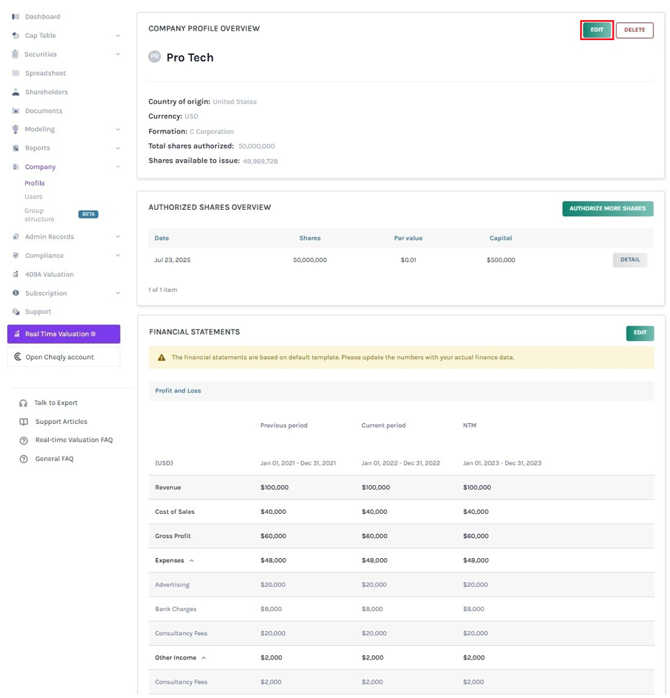 company profile 