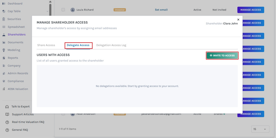 Delegate Access