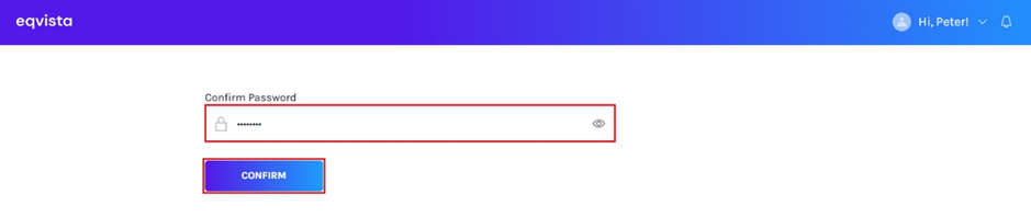 confirm password 