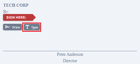 type signature 