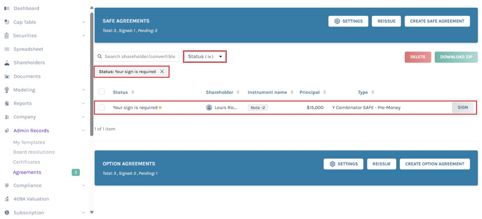 choose the options to filter the results