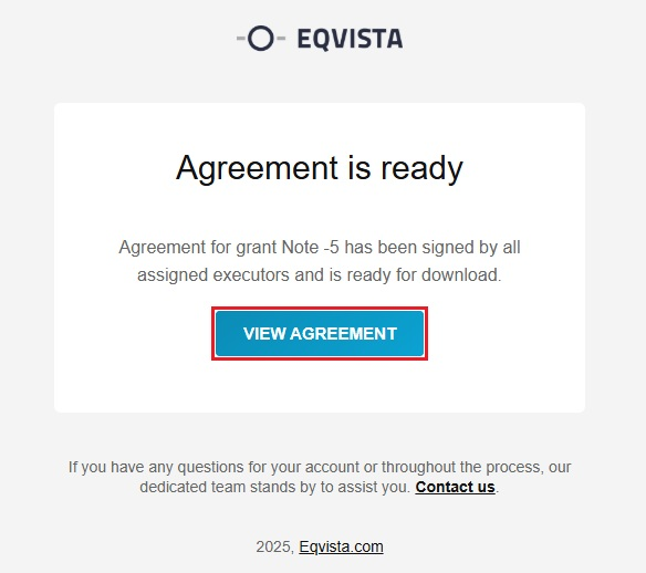 SAFE agreement is ready 