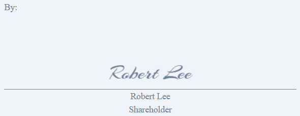 Signature done 