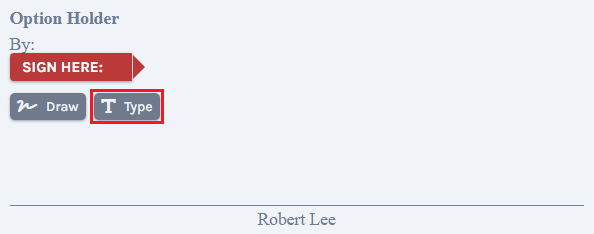 Type signature 
