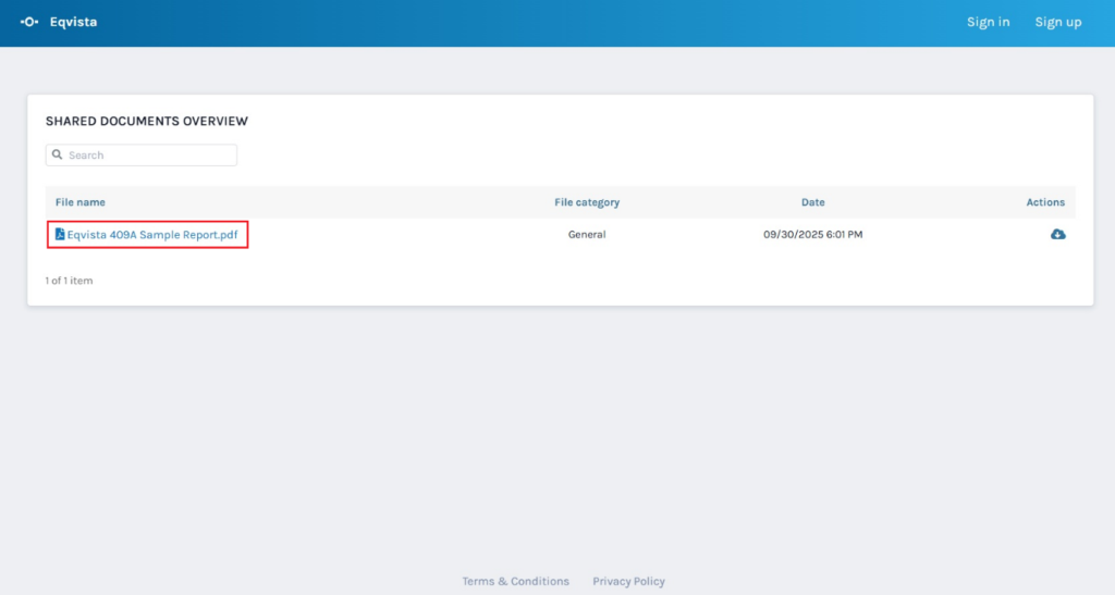 preview document