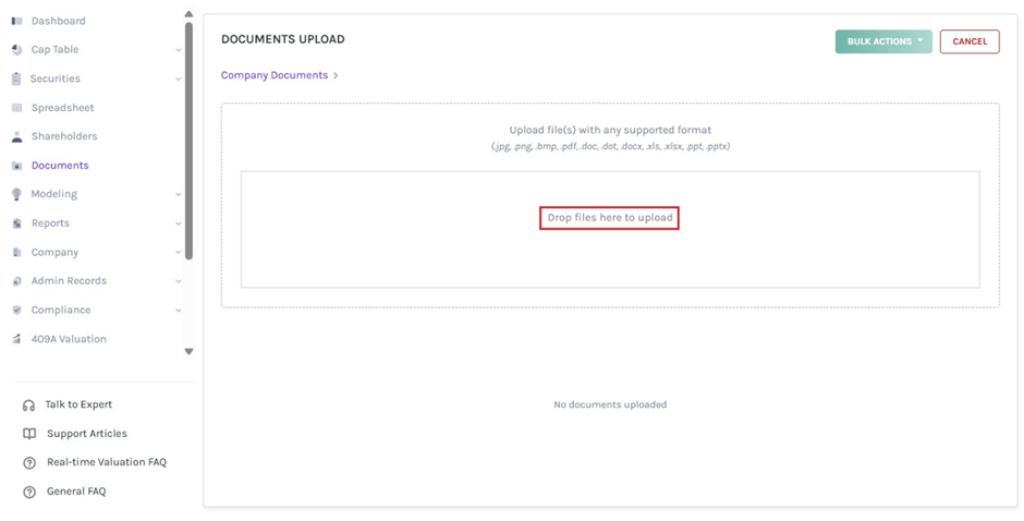 upload document