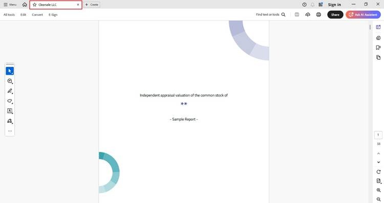 open the downloaded file