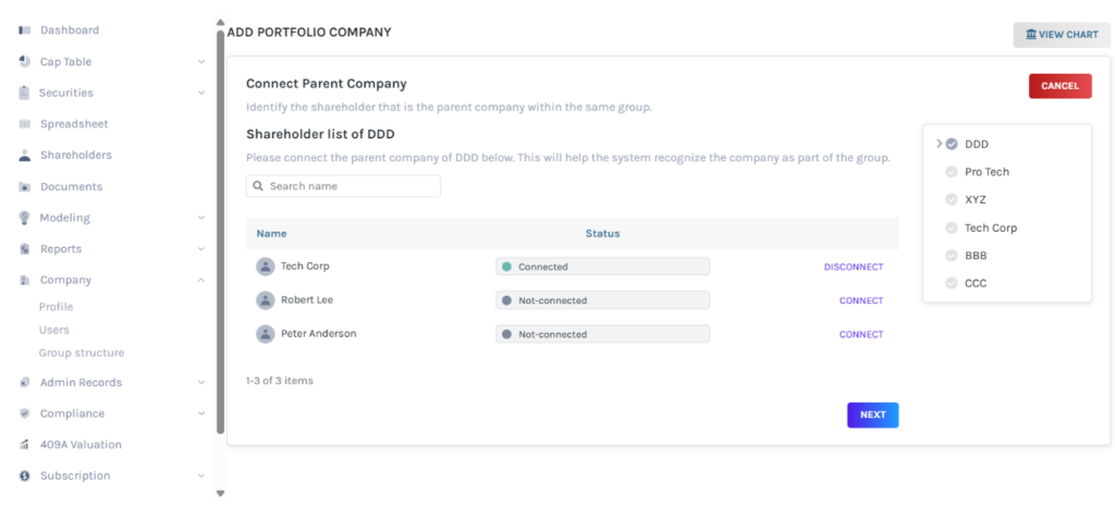 Cap Table Integration