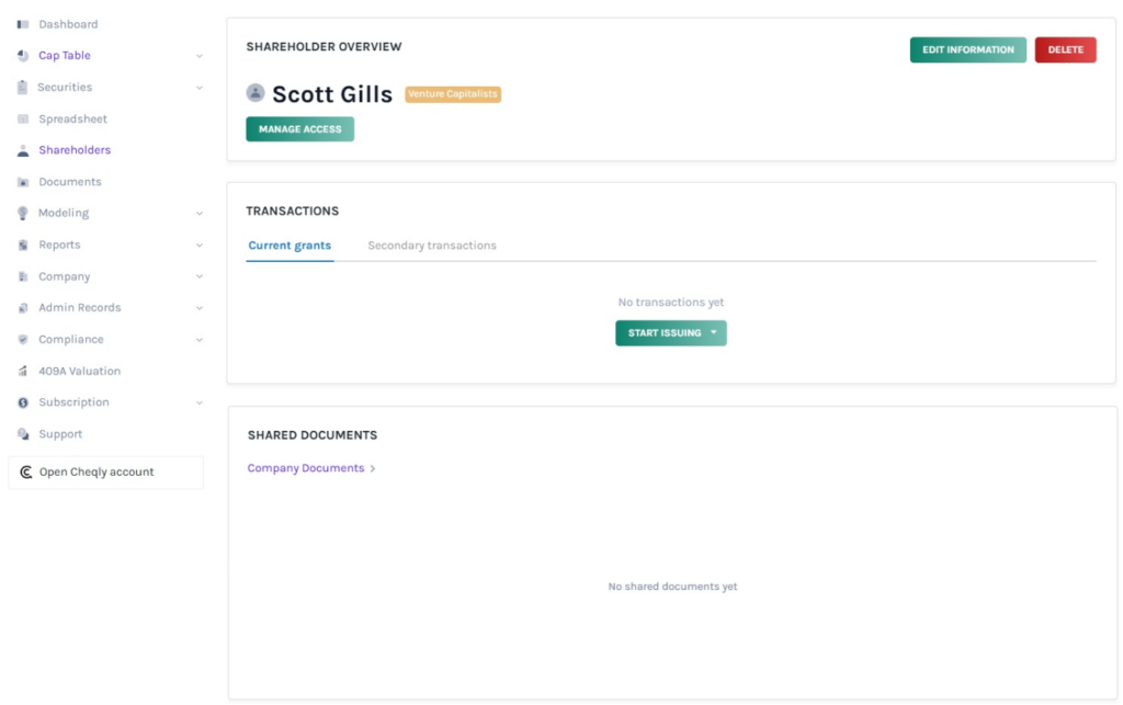 shareholder overview 