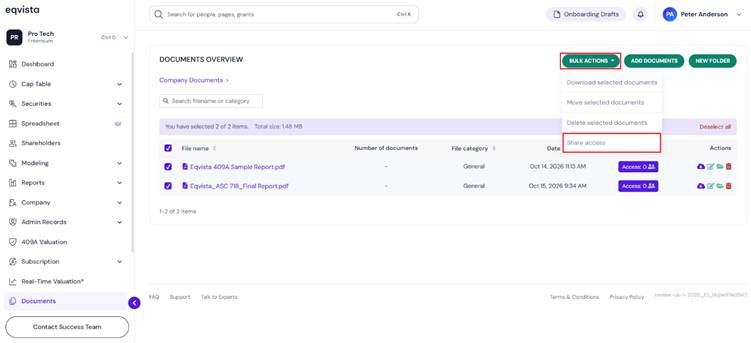 Share Access to Multiple Folders