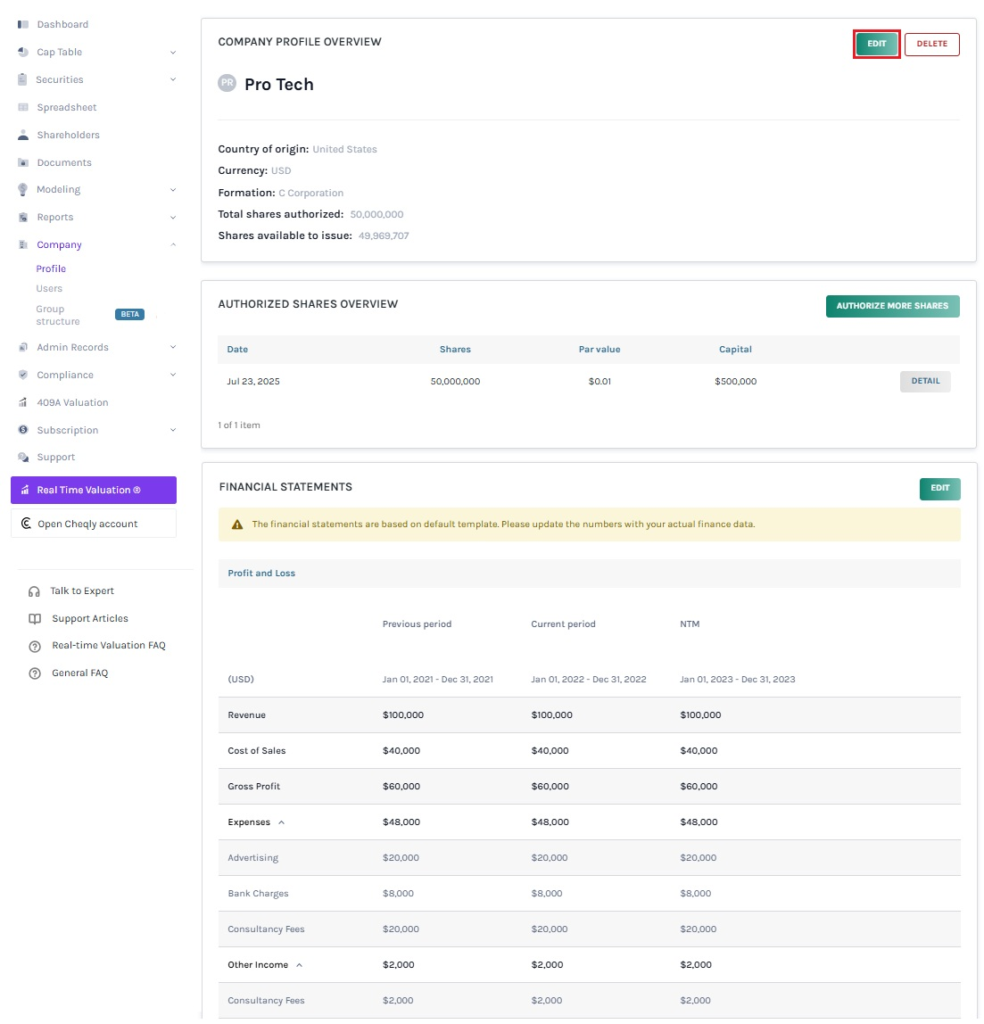 company profile 