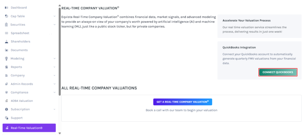 Connect QuickBooks