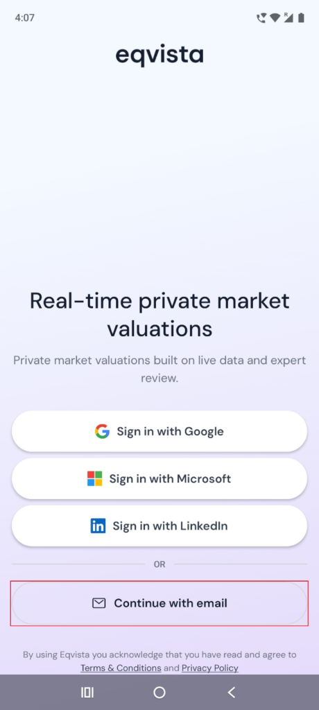 multiple sign-in options
