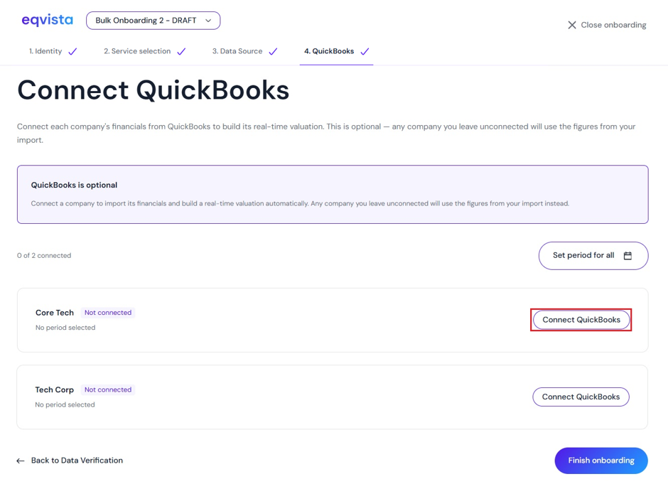 Continue to QuickBooks