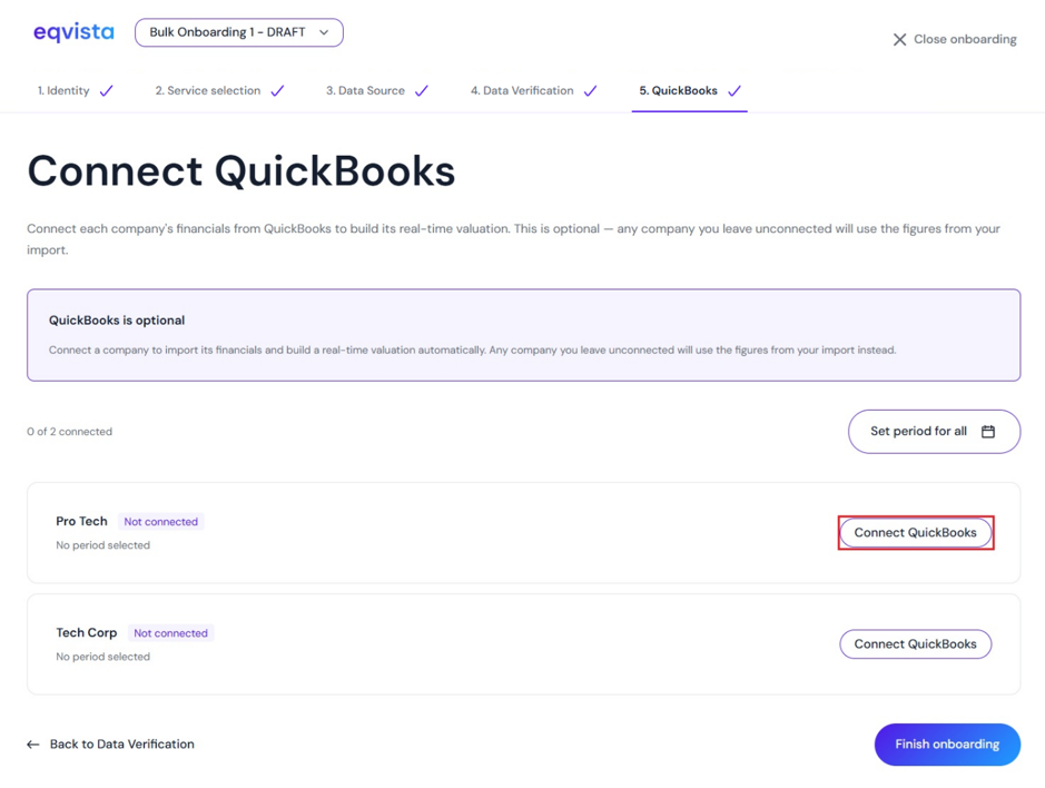 Connect QuickBooks
