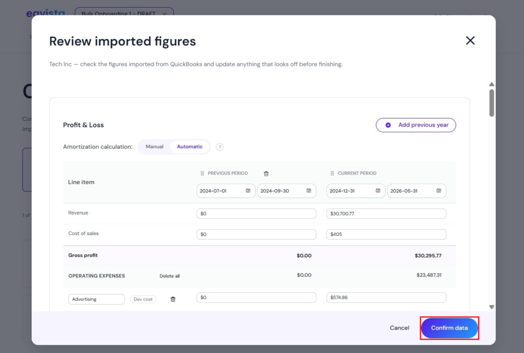 Verify Data
