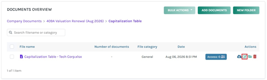 edit document