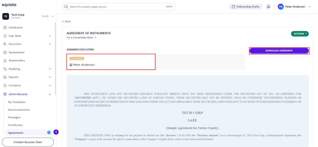 Download Agreement