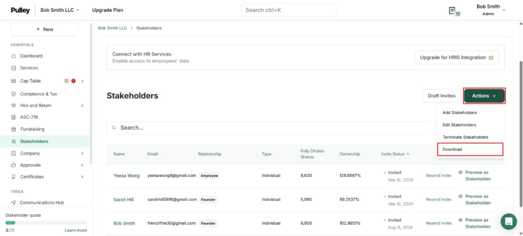 download stakeholders 