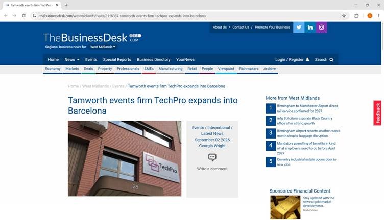 company news 