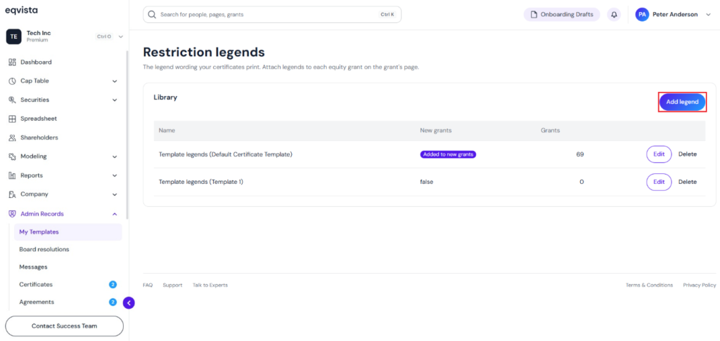 Create New Legend