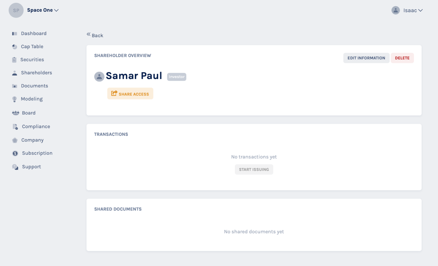 Shareholder Register | Eqvista