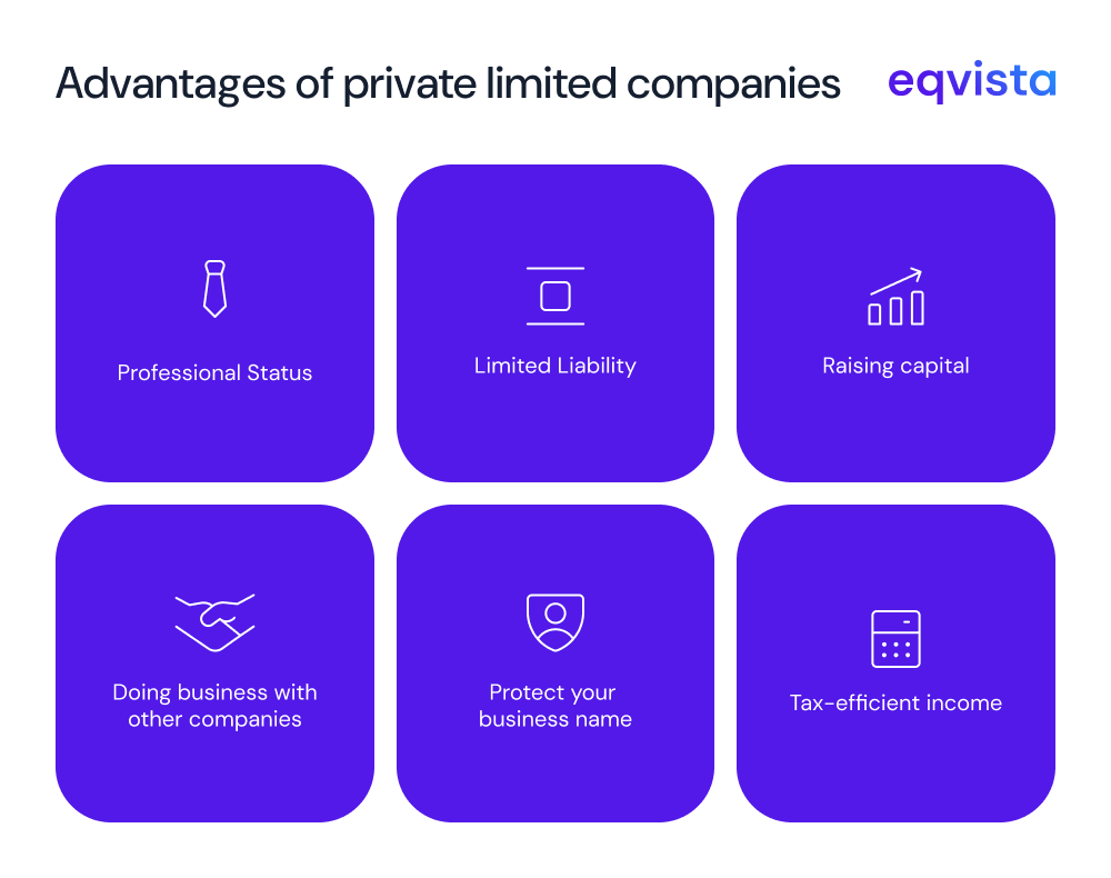 Advantages of private limited companies