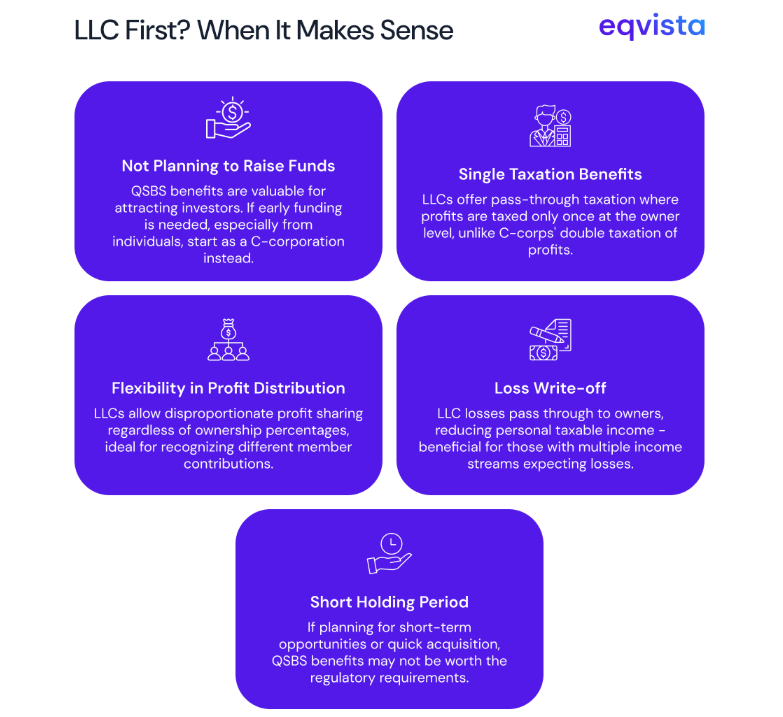 When to start as an LLC before switching to a C-Corp