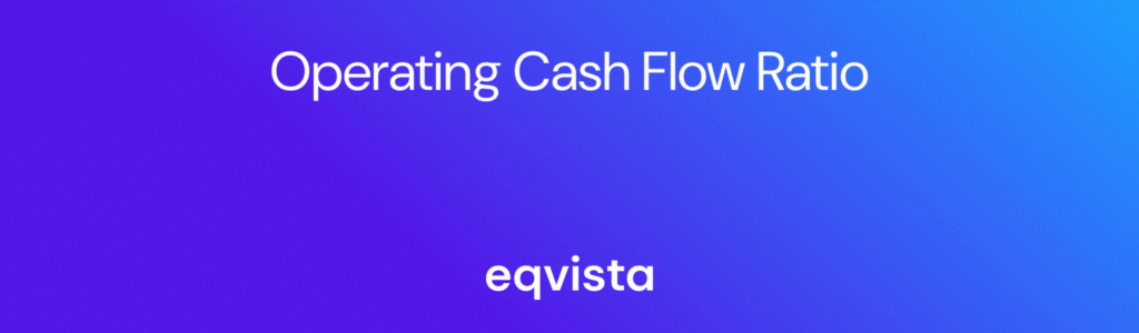 operating cash flow ratio