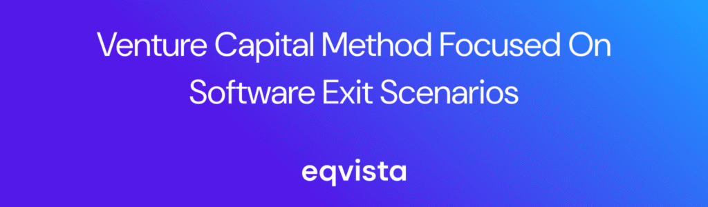 Venture Capital Method Focused on Software Exit Scenarios