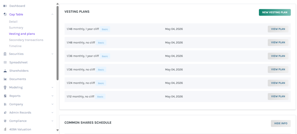 milestone based vesting