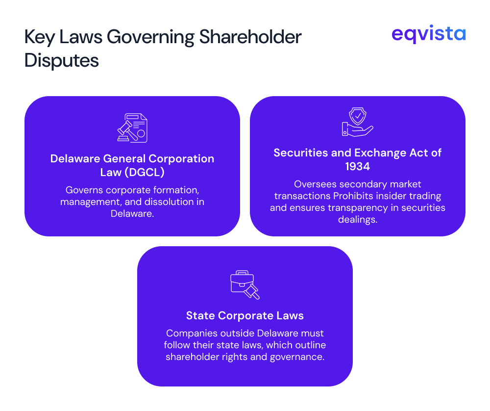 Laws governing shareholder disputes